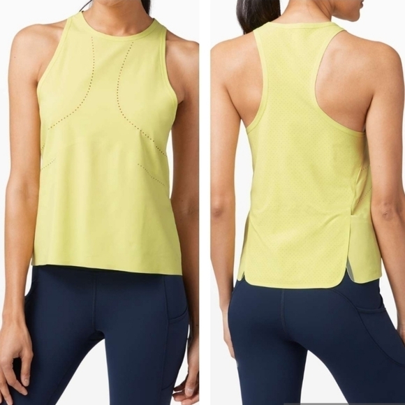 Lululemon Find Your Pace Tank Lemon Vibe Size 4. - Picture 1 of 12